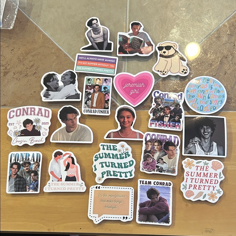 The summer I turned pretty sticker set (20)